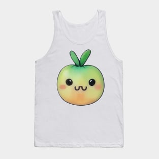 Smirking apple Tank Top